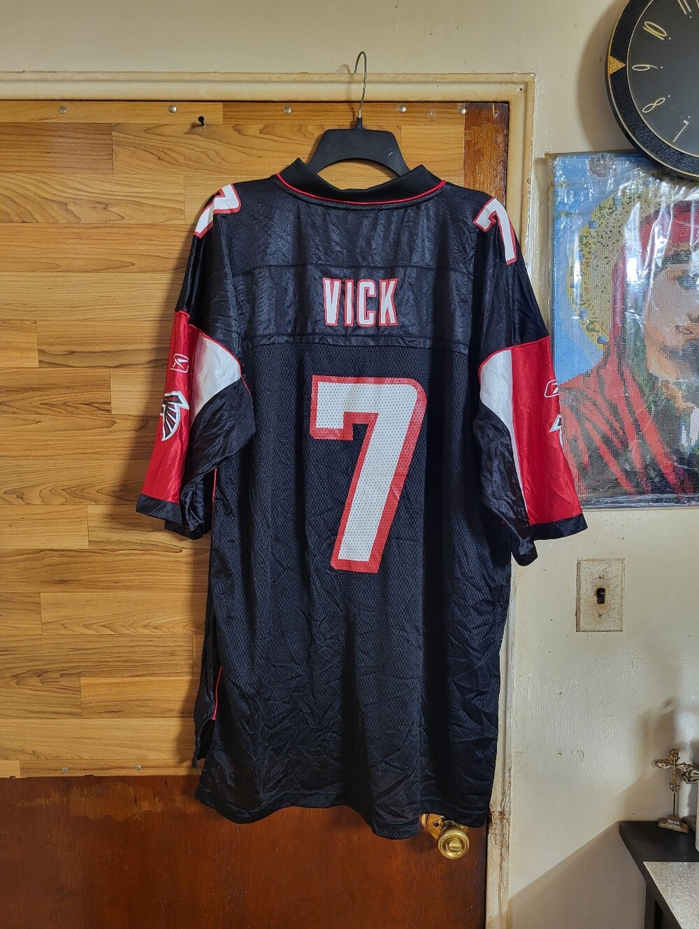 Atlanta Falcons Michael Vick #7 Black Reebok Jersey Mens Size XL Vintage